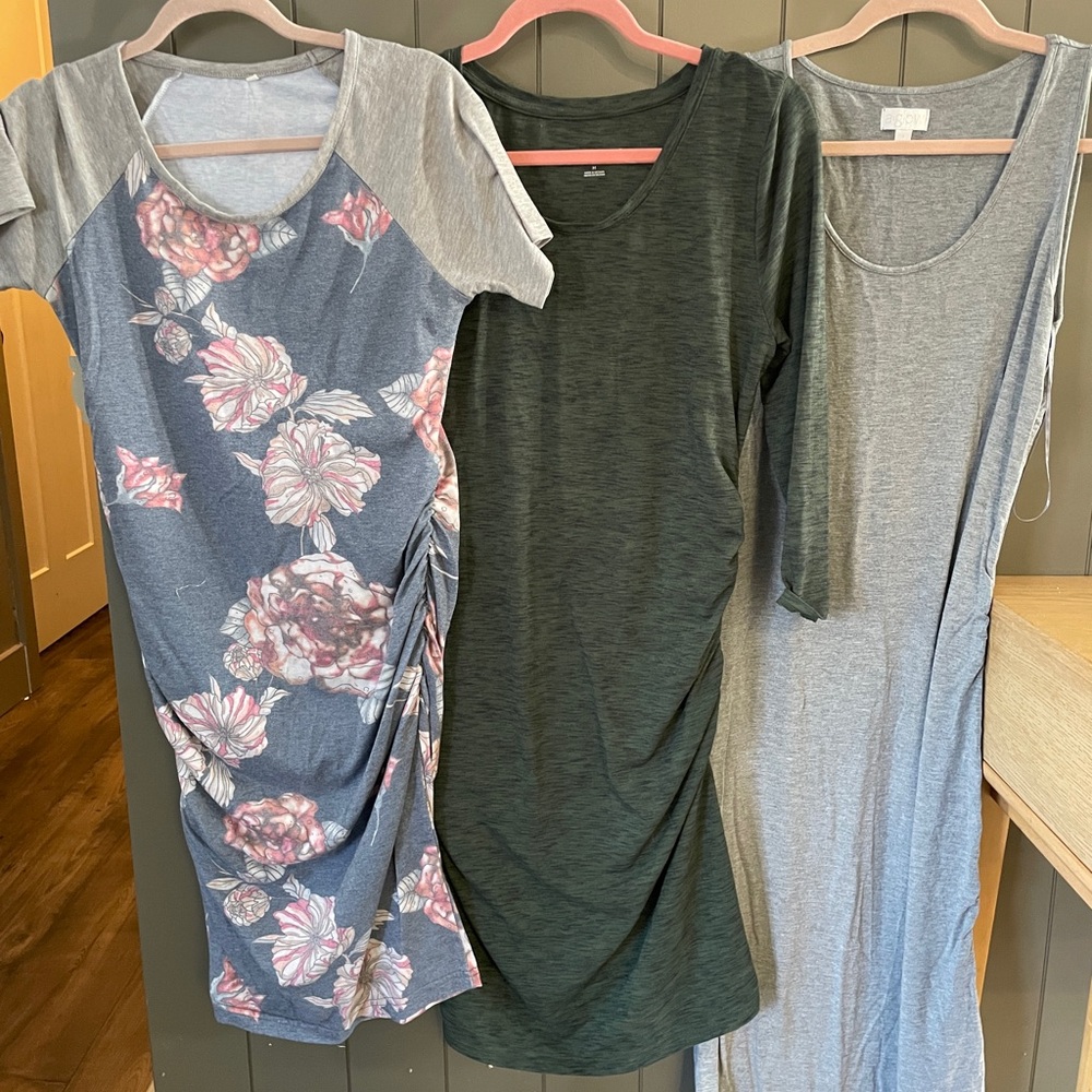 Fitted Maternity dresses (4 in total- look at all pics)
